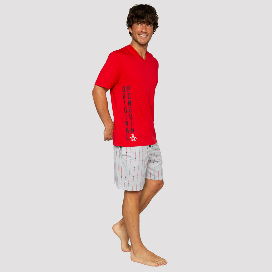 Pijama Playera Y Short De Chifon Estampado - Original Penguin México