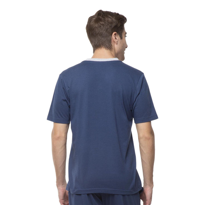 Playera De Pijama Cuello V Azul Marino - Original Penguin México