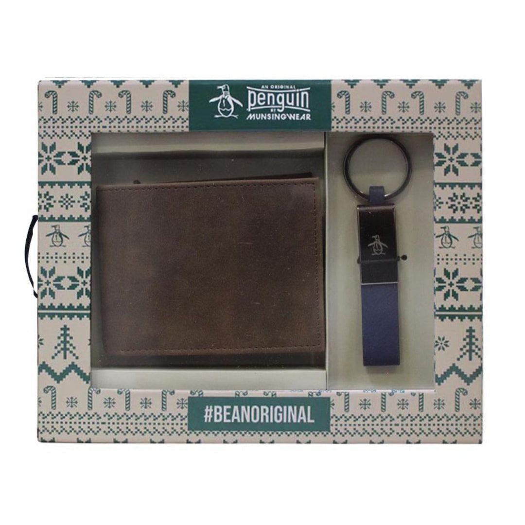 Estuche De Cartera Con Llavero En Piel - Original Penguin México