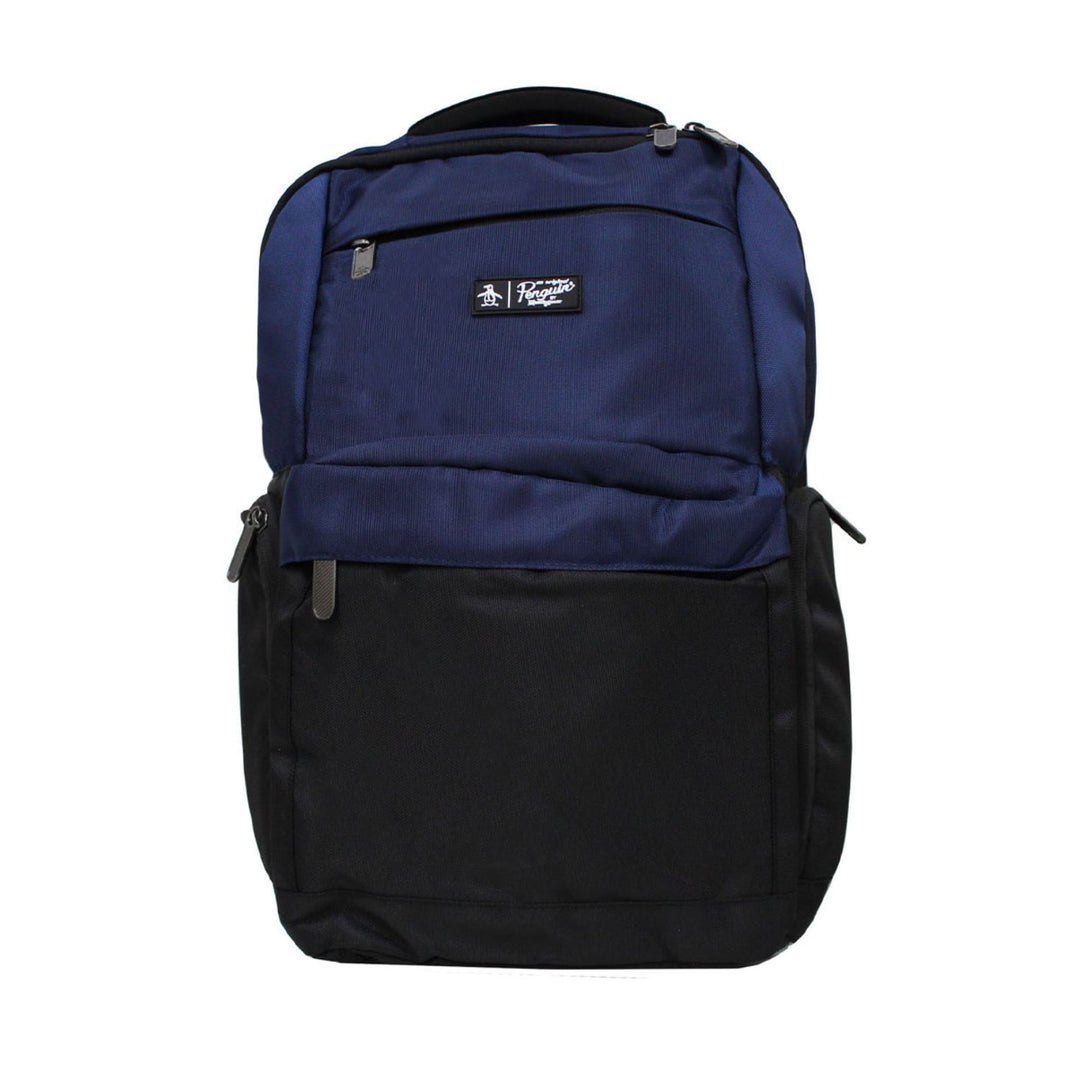 Mochila Color-Block Negra / Azul - Original Penguin México