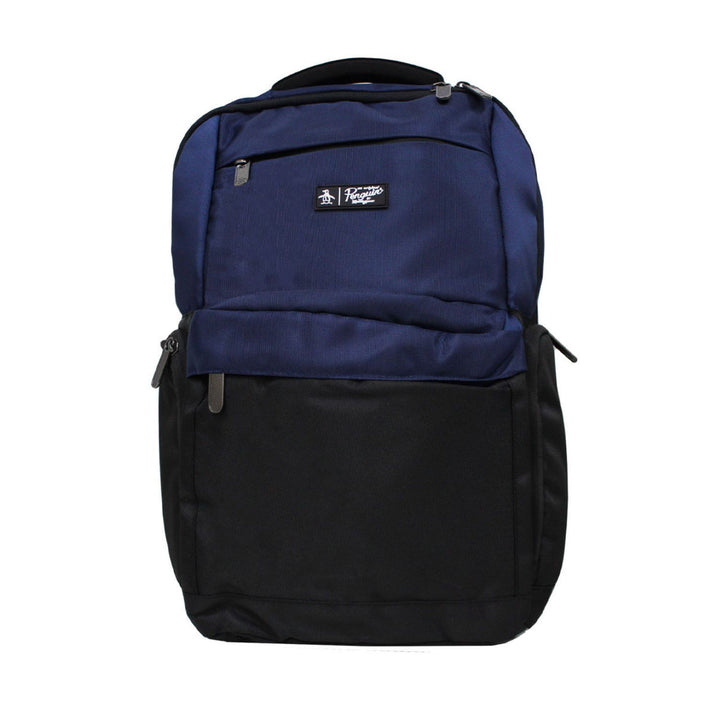 Mochila Color-Block Negra / Azul - Original Penguin México