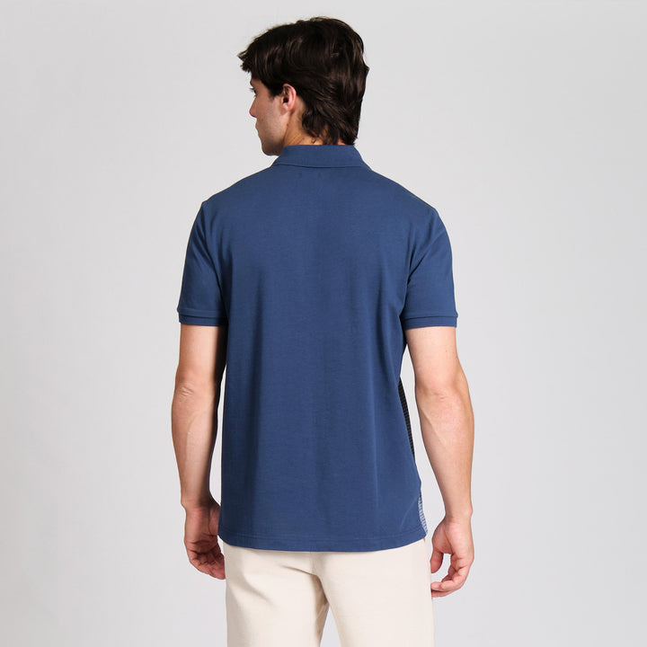 Polo Jacquard Geo Front