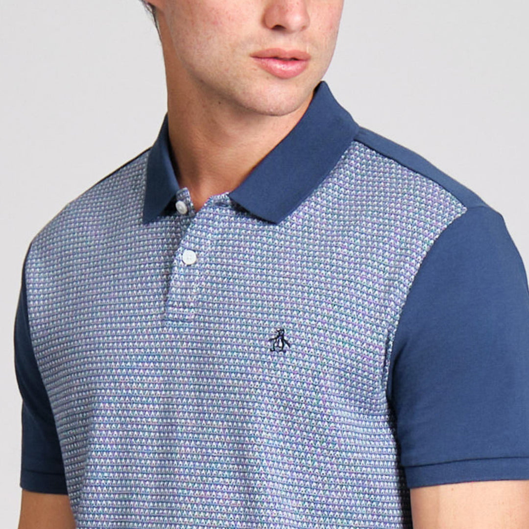 Polo Jacquard Geo Front