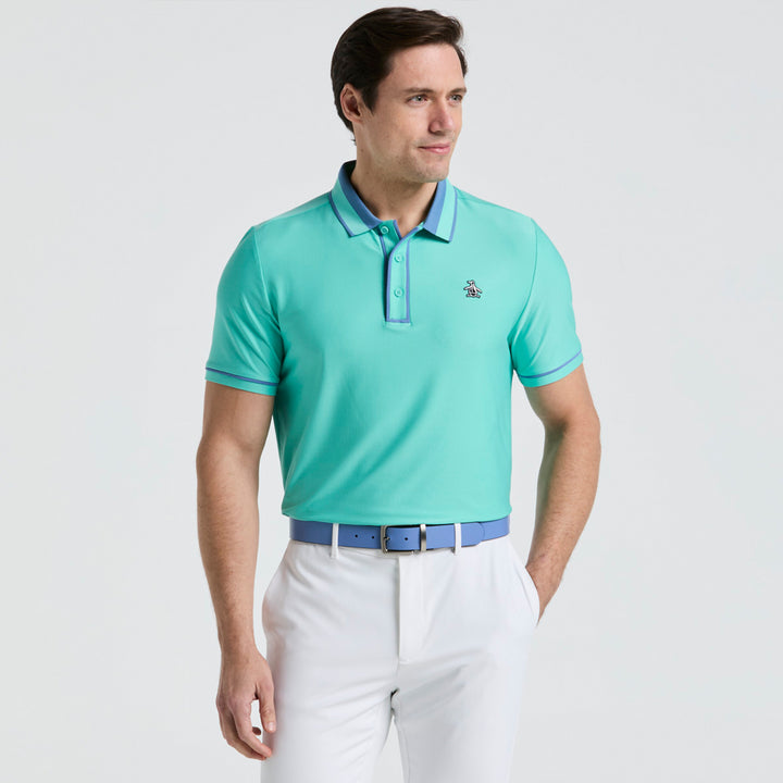 Polo de Golf Ribbed Earl
