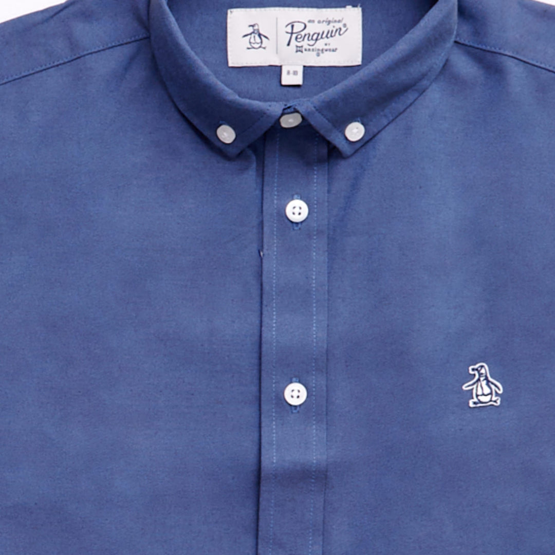 Camisa Manga Larga De Algodón - Original Penguin México