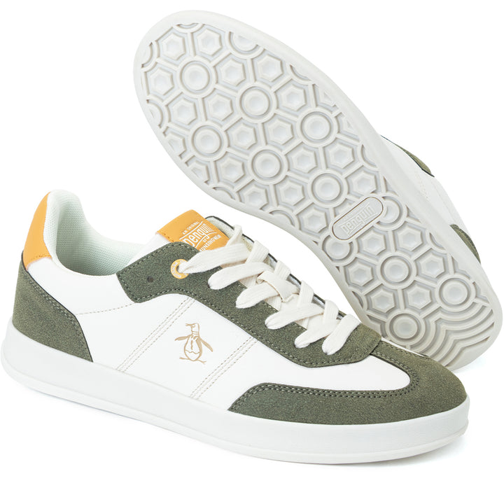 Tenis Morty Beige Con Verde