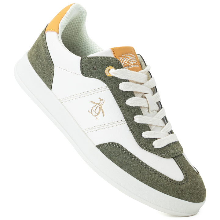 Tenis Morty Beige Con Verde