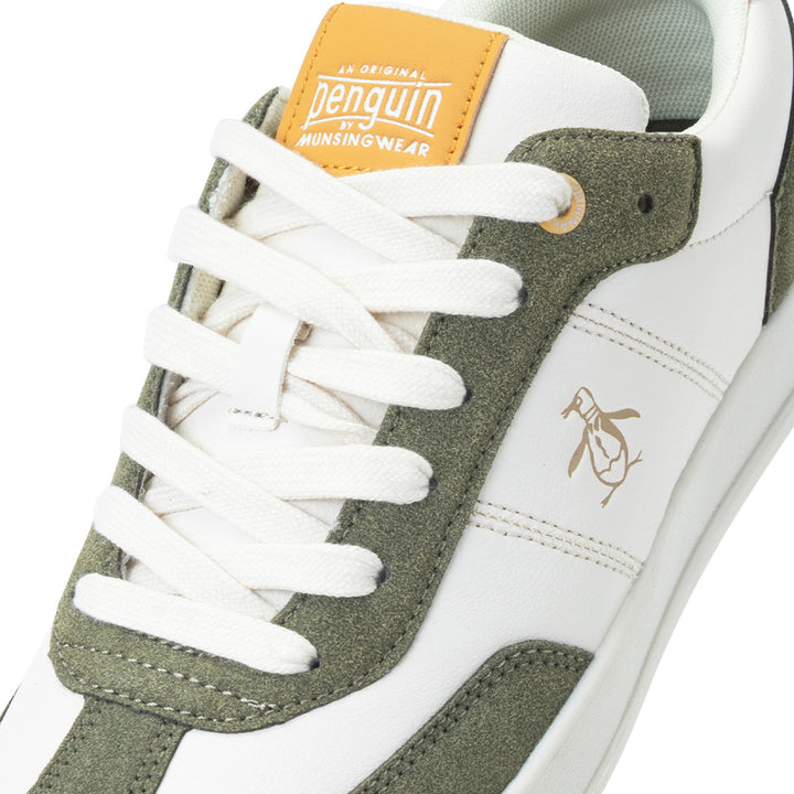 Tenis Morty Beige Con Verde