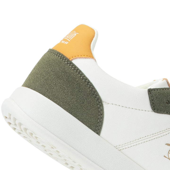 Tenis Morty Beige Con Verde