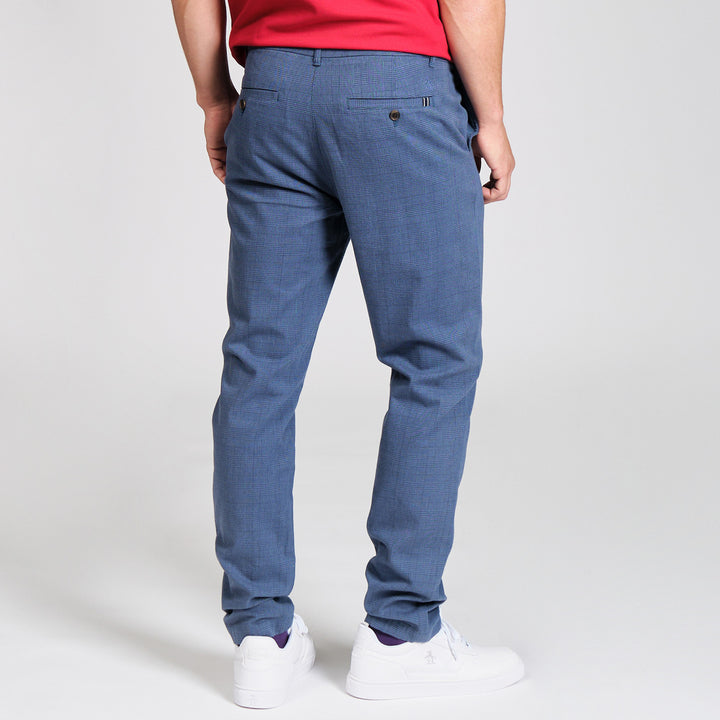 Pantalon Tencel Plaid Chino