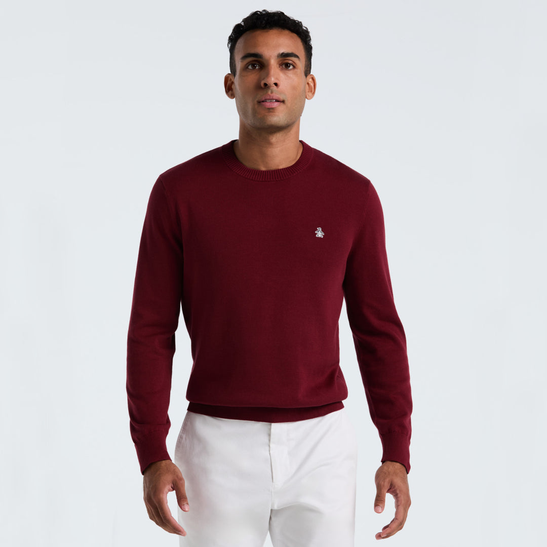 Sueter De Algodón Con Cuello Redondo