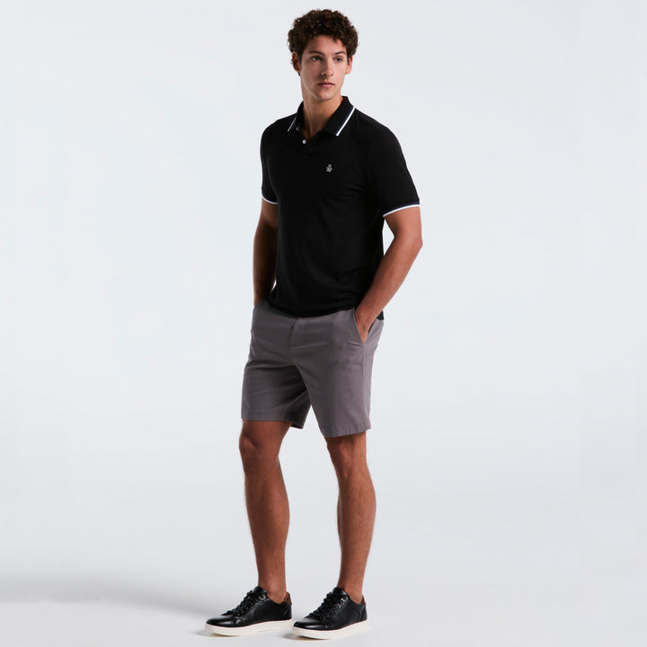 Polo Tipped Tencel Pique