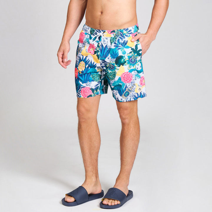 Traje De Baño 7¨ Floral
