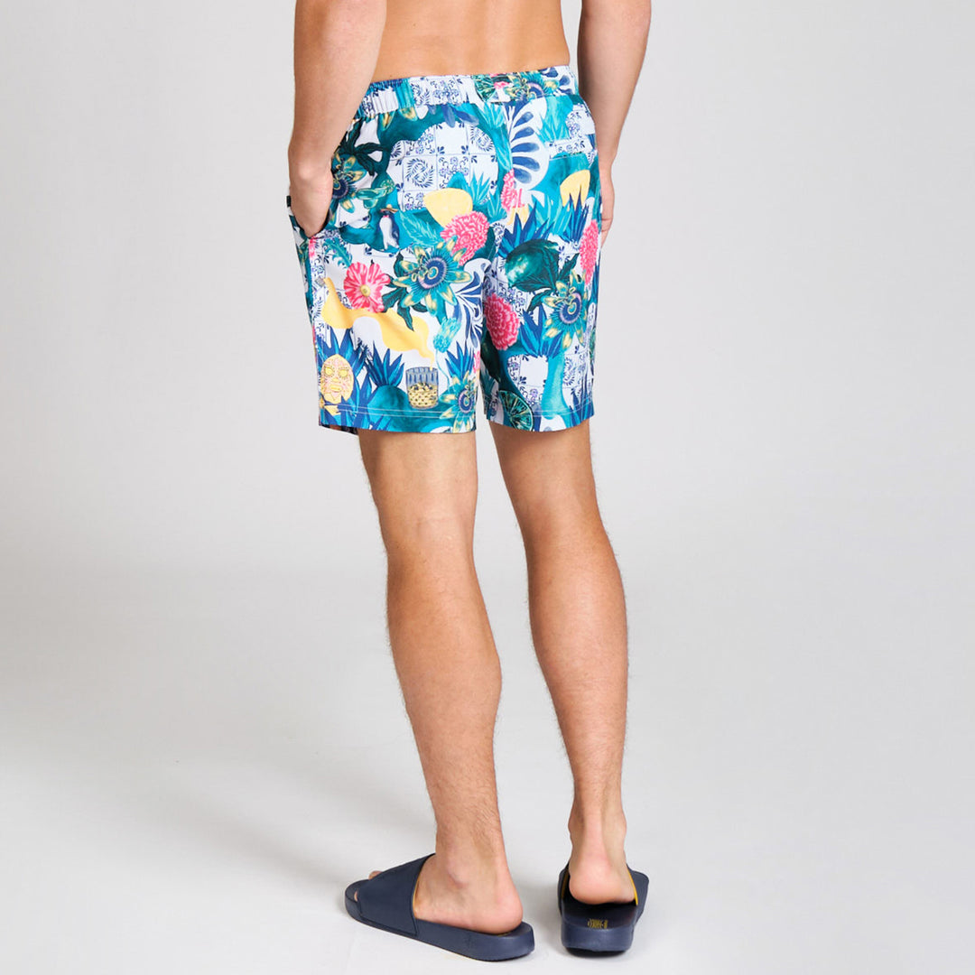 Traje De Baño 7¨ Floral