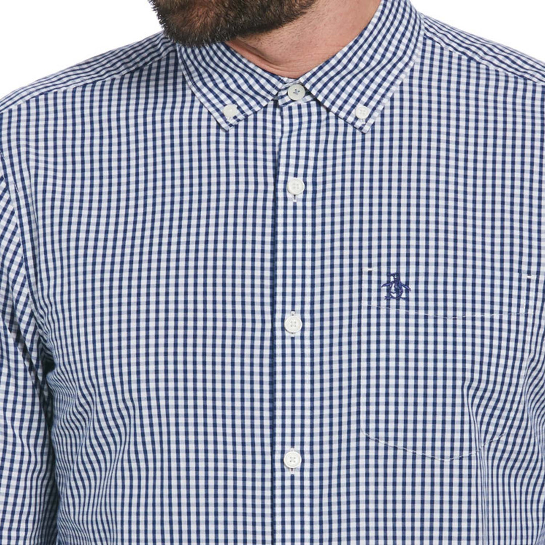 Camisa Manga Larga Gingham - Original Penguin México