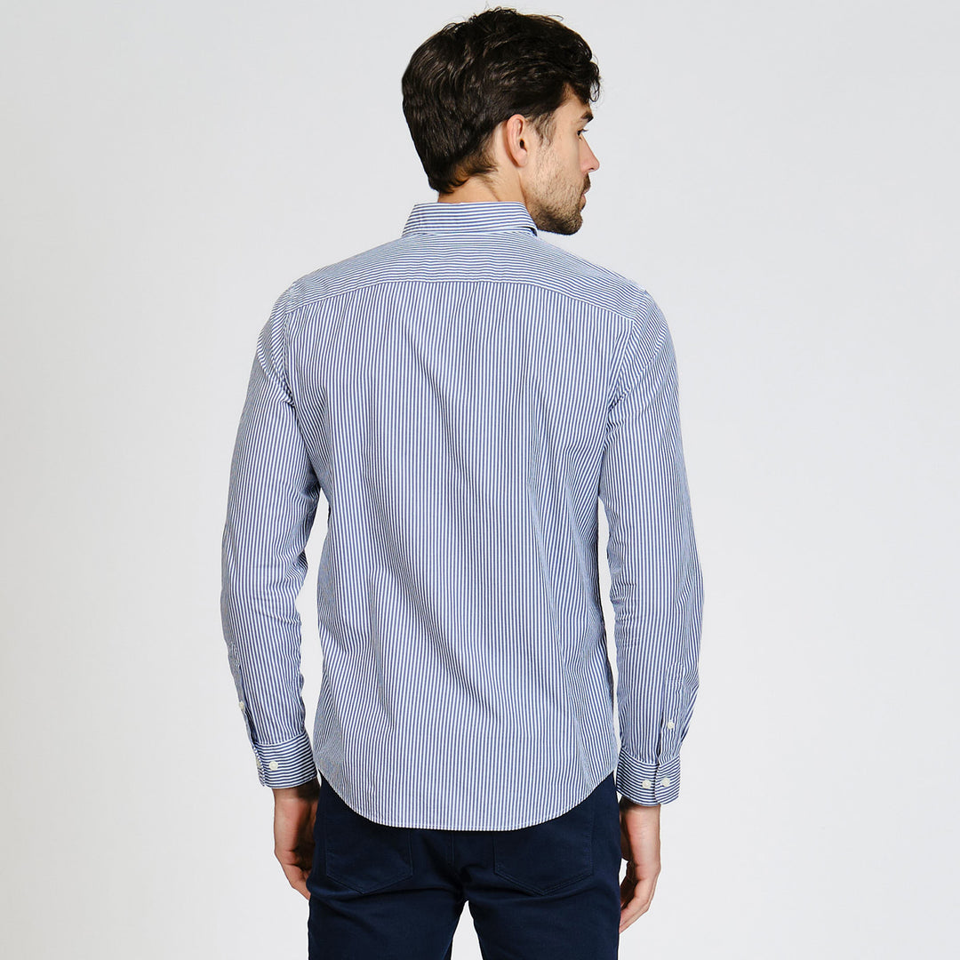 Camisa Manga Larga A Rayas