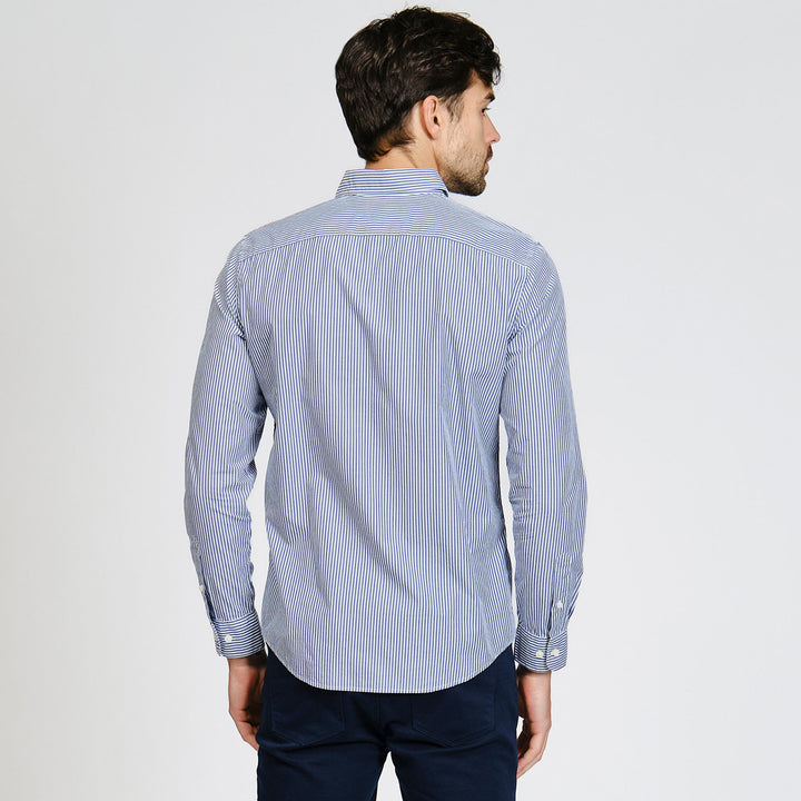 Camisa Manga Larga A Rayas