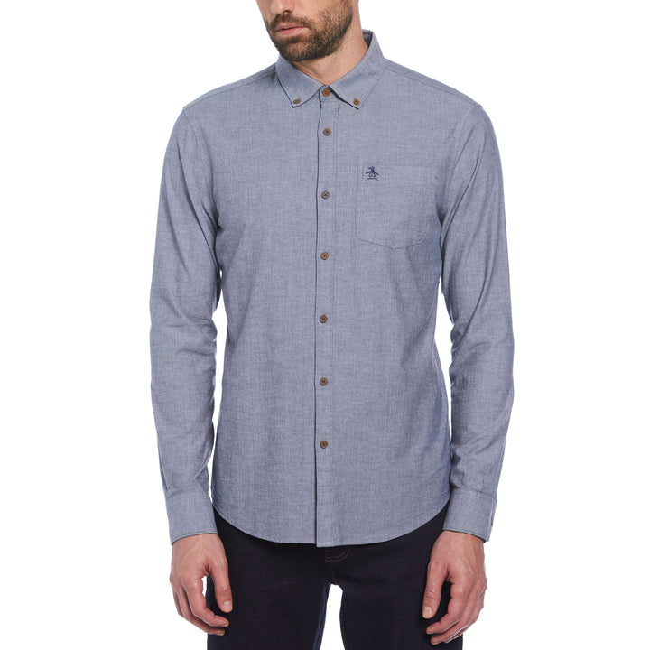 Camisa Manga Larga Stretch Cambray
