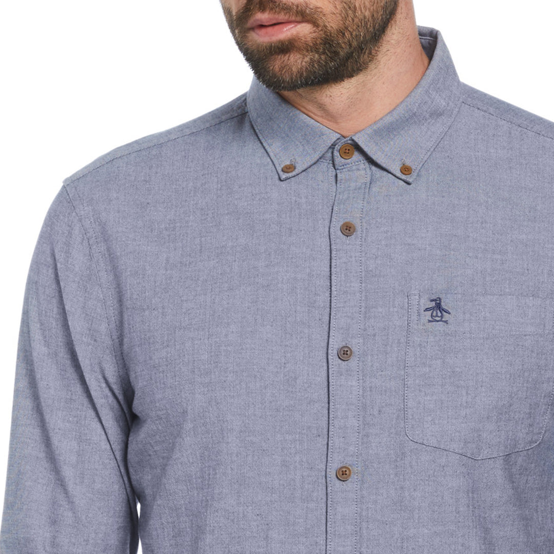 Camisa Manga Larga Stretch Cambray