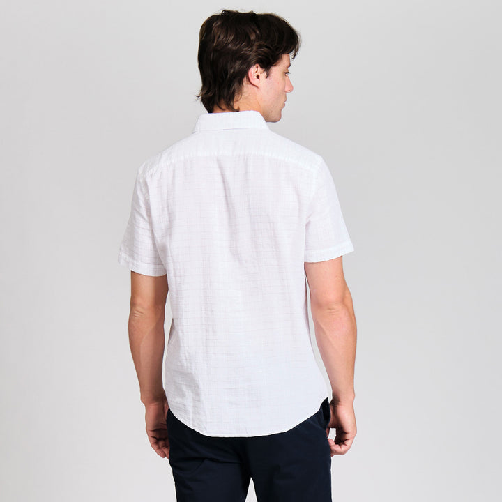 Camisa Manga Corta Cuadriculada