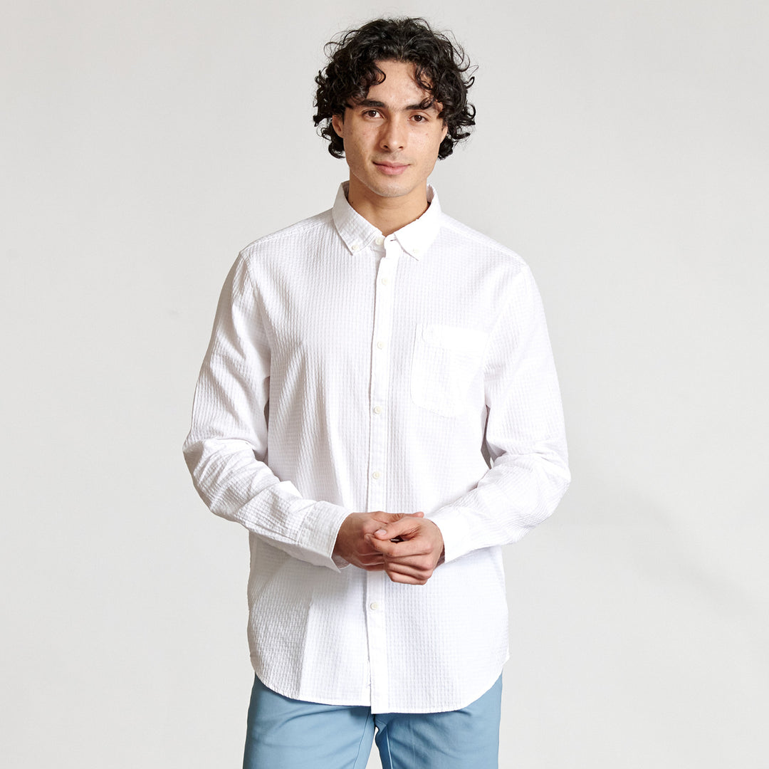 Camisa Manga Larga Waffle Knit - Original Penguin México