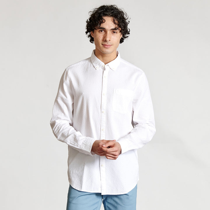 Camisa Manga Larga Waffle Knit - Original Penguin México