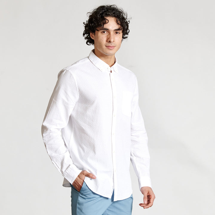 Camisa Manga Larga Waffle Knit - Original Penguin México