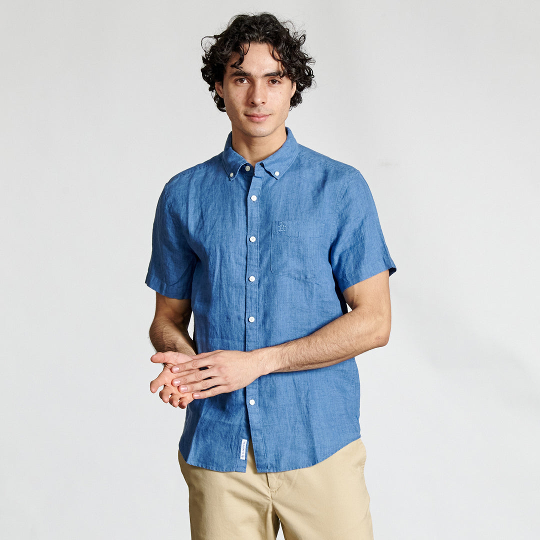 Camisa Manga Corta Con Bolsillo - Original Penguin México