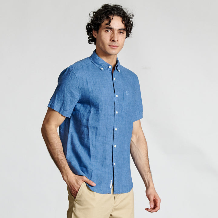 Camisa Manga Corta Con Bolsillo - Original Penguin México