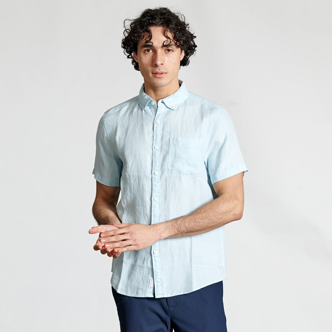 Camisa Manga Corta Con Bolsillo - Original Penguin México