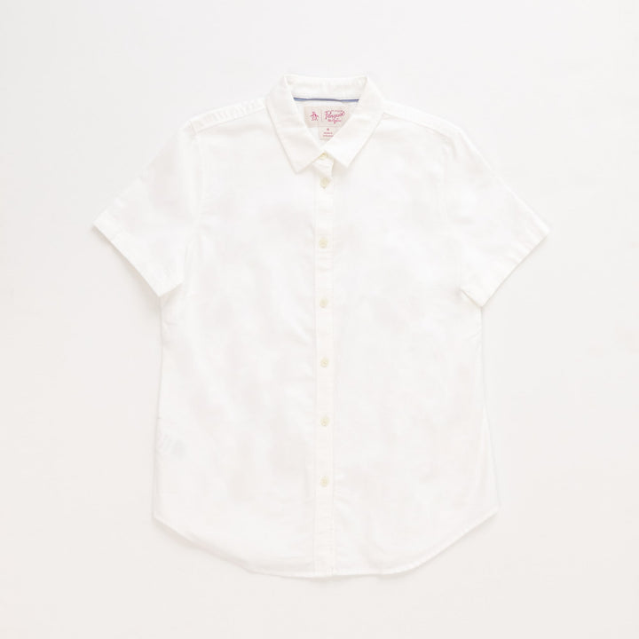 Camisa De Manga Corta Oxford - Original Penguin México
