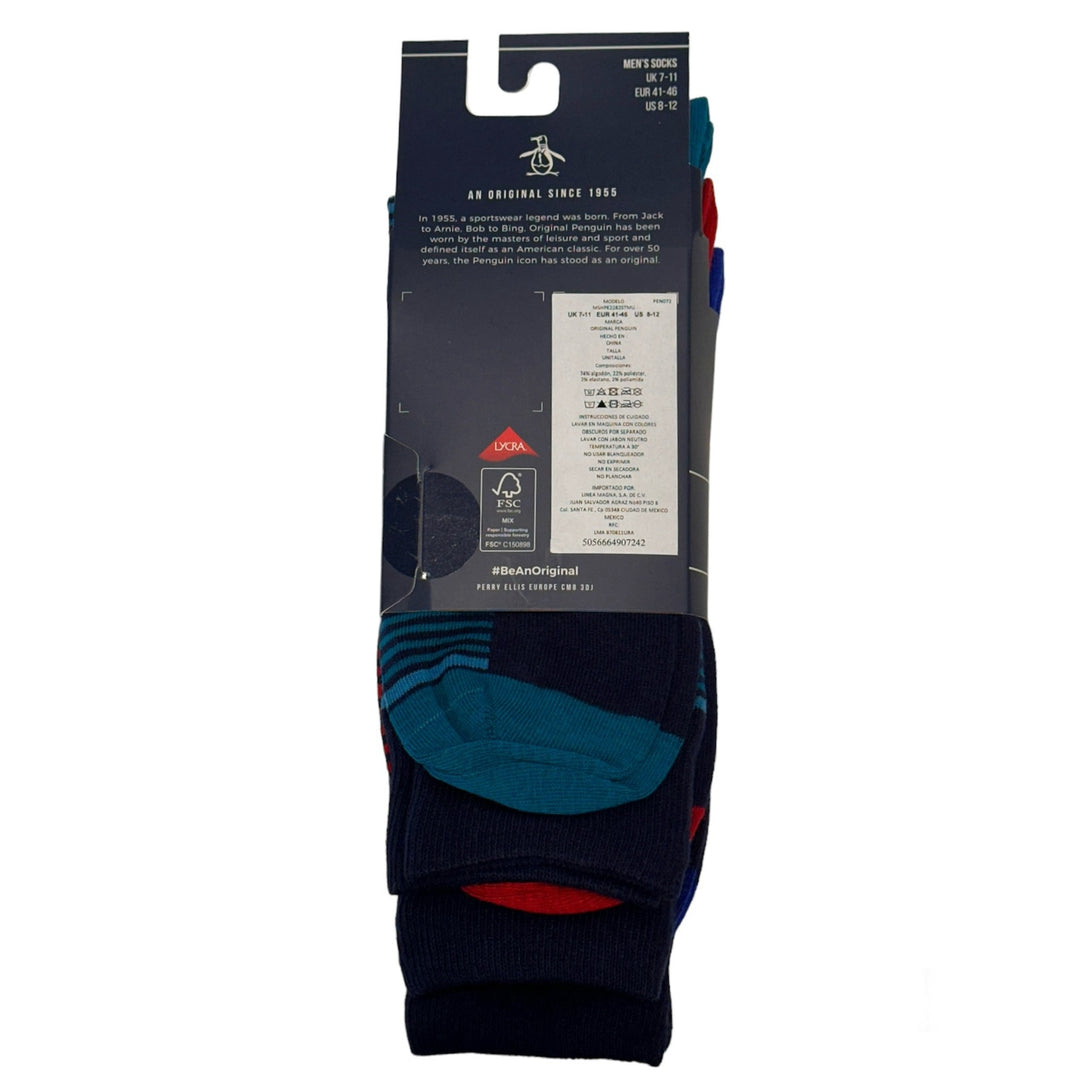 3 Pack Calcetines Multicolor - Original Penguin México