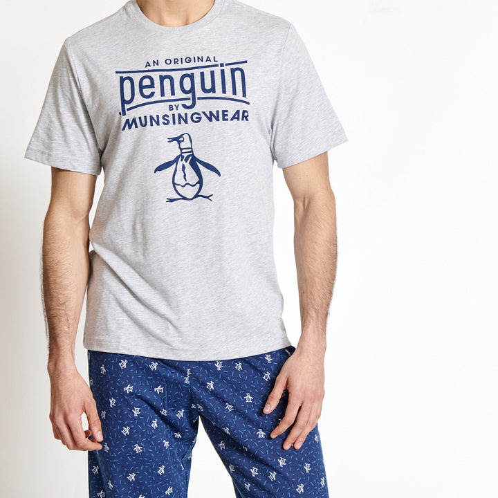 Pijama Set Pantalon Y Playera Manga Corta - Original Penguin México