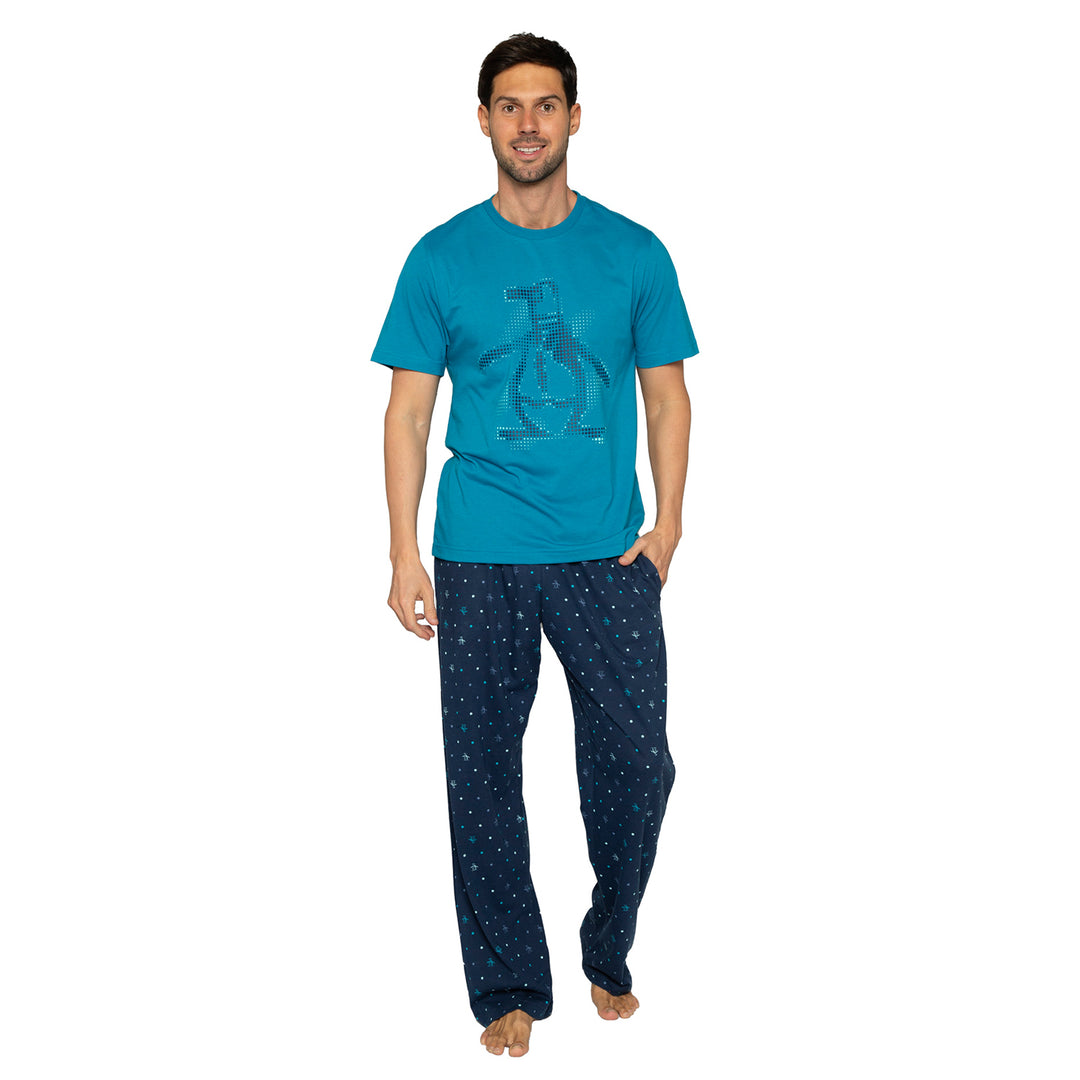 Pijama Playera Y Pantalon De Chifon Estampado - Original Penguin México