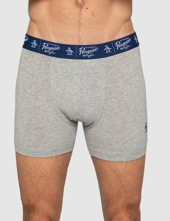 3 Pack De Boxer Brief Algodón Spandex