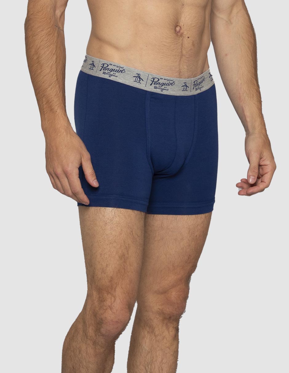 3 Pack De Boxer Brief Algodón Spandex