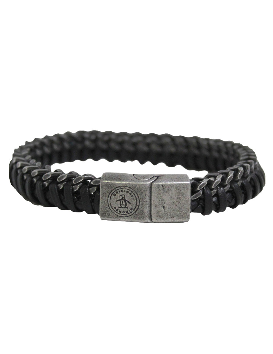 Pulsera Penguin Cadena Negra