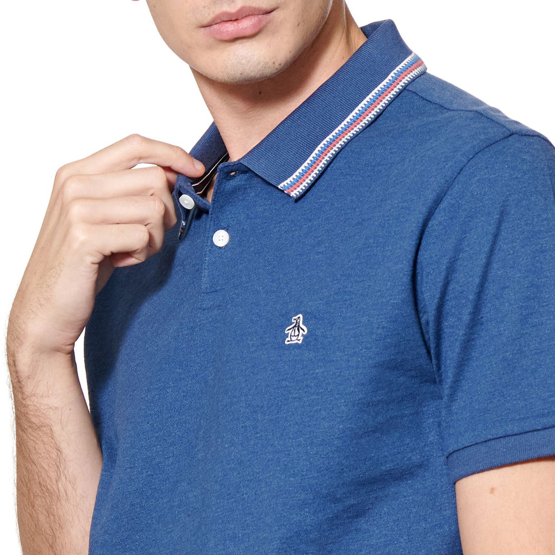 Polo Con Jacquard Y Detalles En Cuello