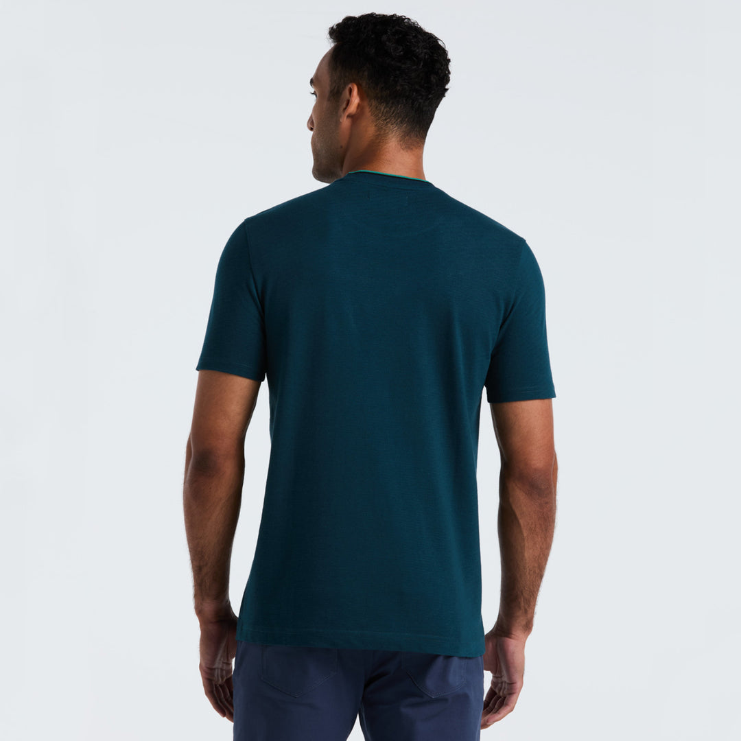 Playera De Algodón Con Detalles En Contraste