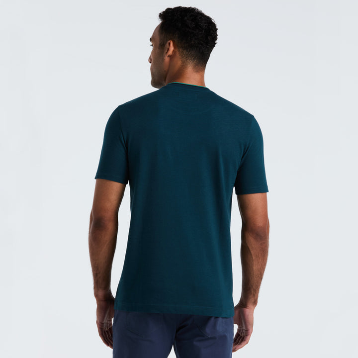 Playera De Algodón Con Detalles En Contraste