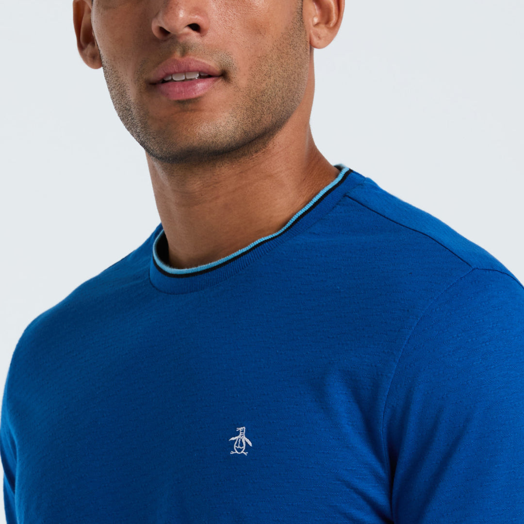 Playera De Algodón Con Detalles En Contraste