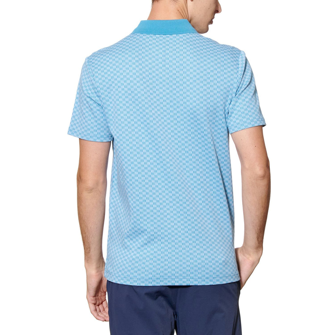 Polo Pique Con Jacquard Frontal