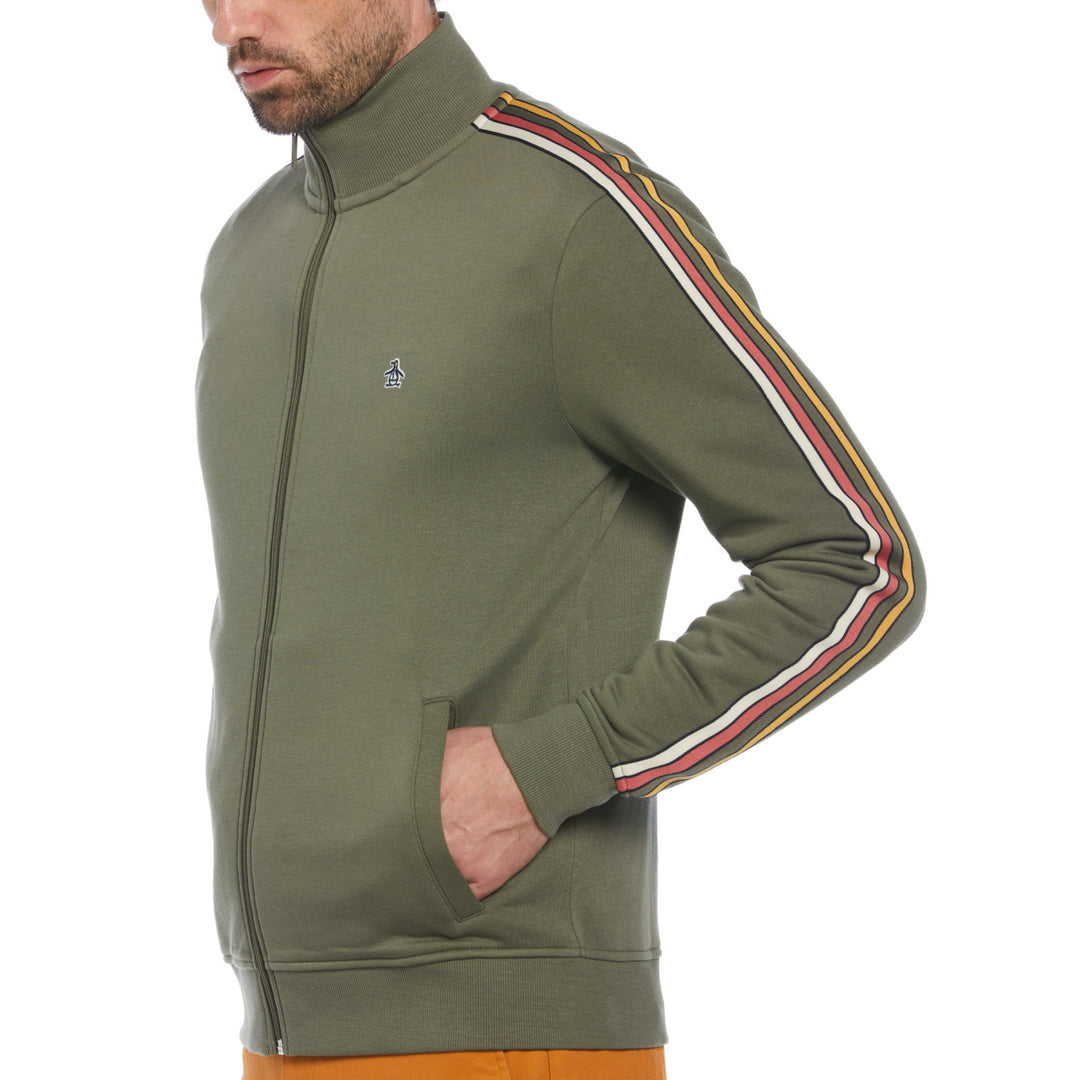 Sudadera Deportiva Con Franjas En Brazos