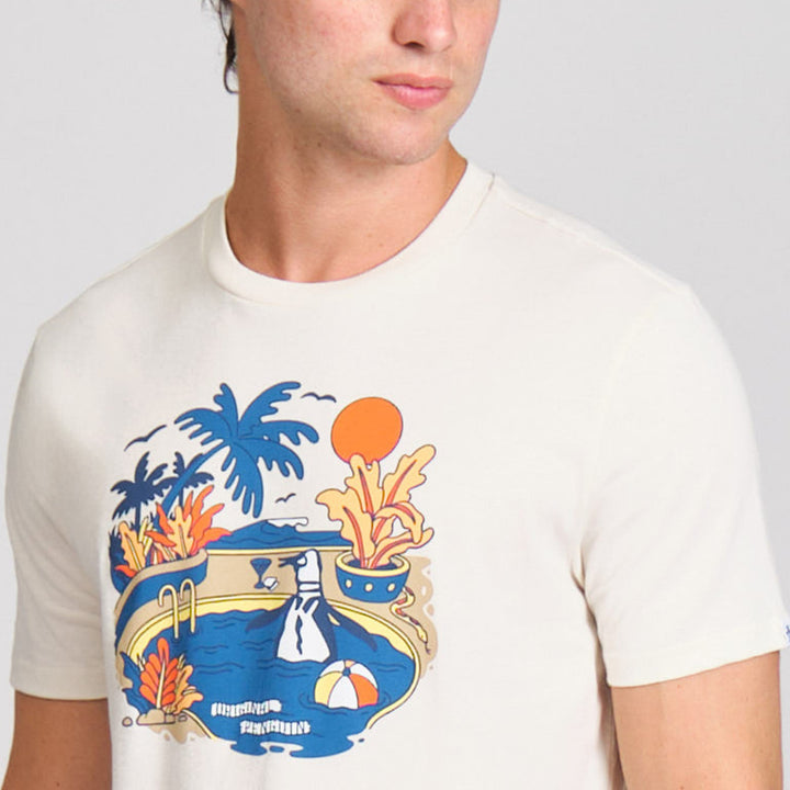 Playera De Algodón Con Estampado Pool Pete