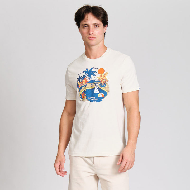 Playera De Algodón Con Estampado Pool Pete