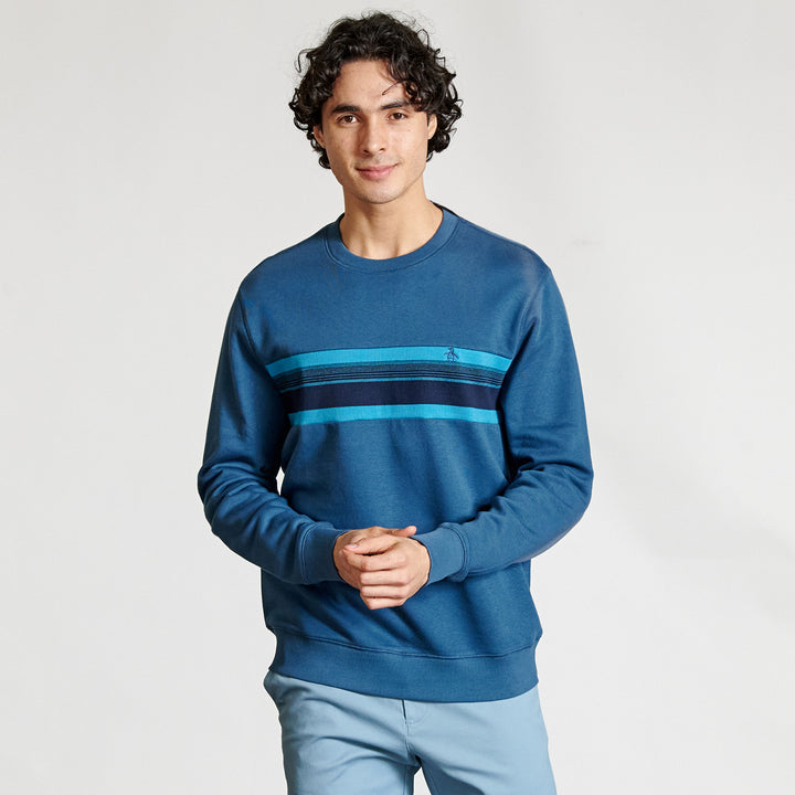 Sudadera Contrast Stripe En Pecho - Original Penguin México