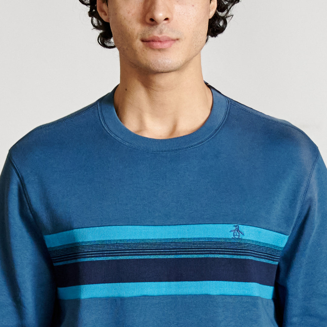 Sudadera Contrast Stripe En Pecho - Original Penguin México