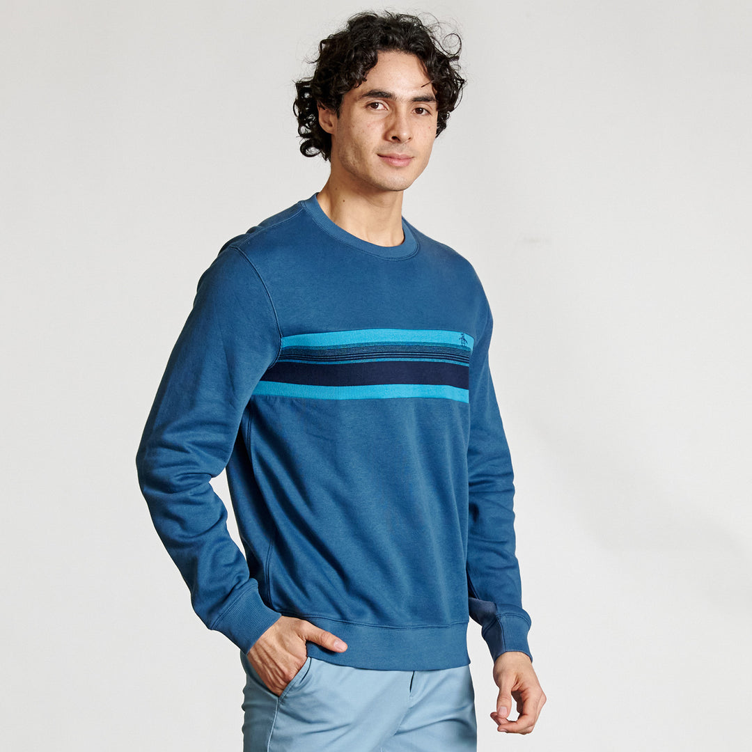 Sudadera Contrast Stripe En Pecho - Original Penguin México