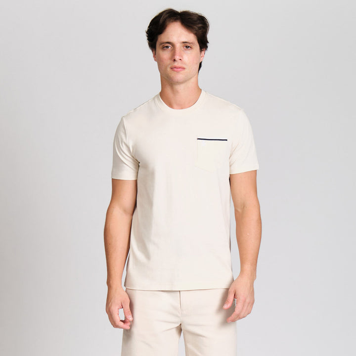 Playera Earl Tipped Con Bolsillo