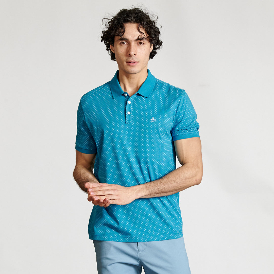 Polo Jersey AOP Diamond Disty - Original Penguin México